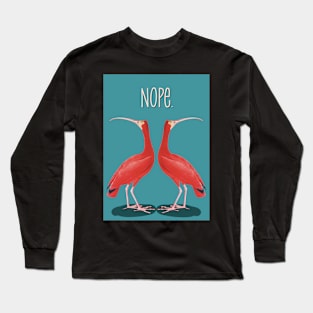 Nope. Two red birds. Long Sleeve T-Shirt